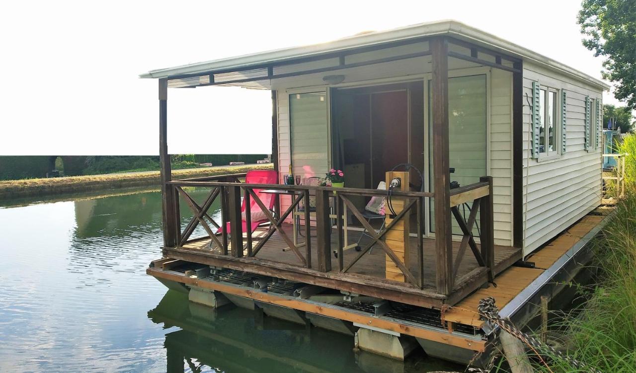 Cottage Flottant Saint Jean De Losne Option Jacuzzi المظهر الخارجي الصورة